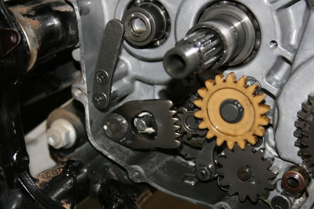 shift pin bracket installation DISASTER need help asap Suzuki LTR450